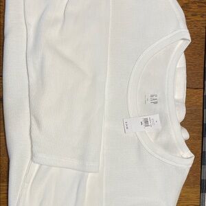 GAP White Long Sleeve Top